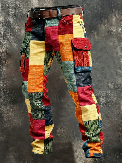Elinea - Pantalones Cargo Masculinos Atemporales