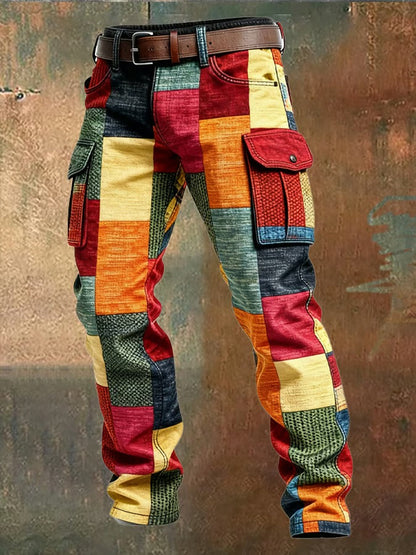 Elinea - Pantalones Cargo Masculinos Atemporales