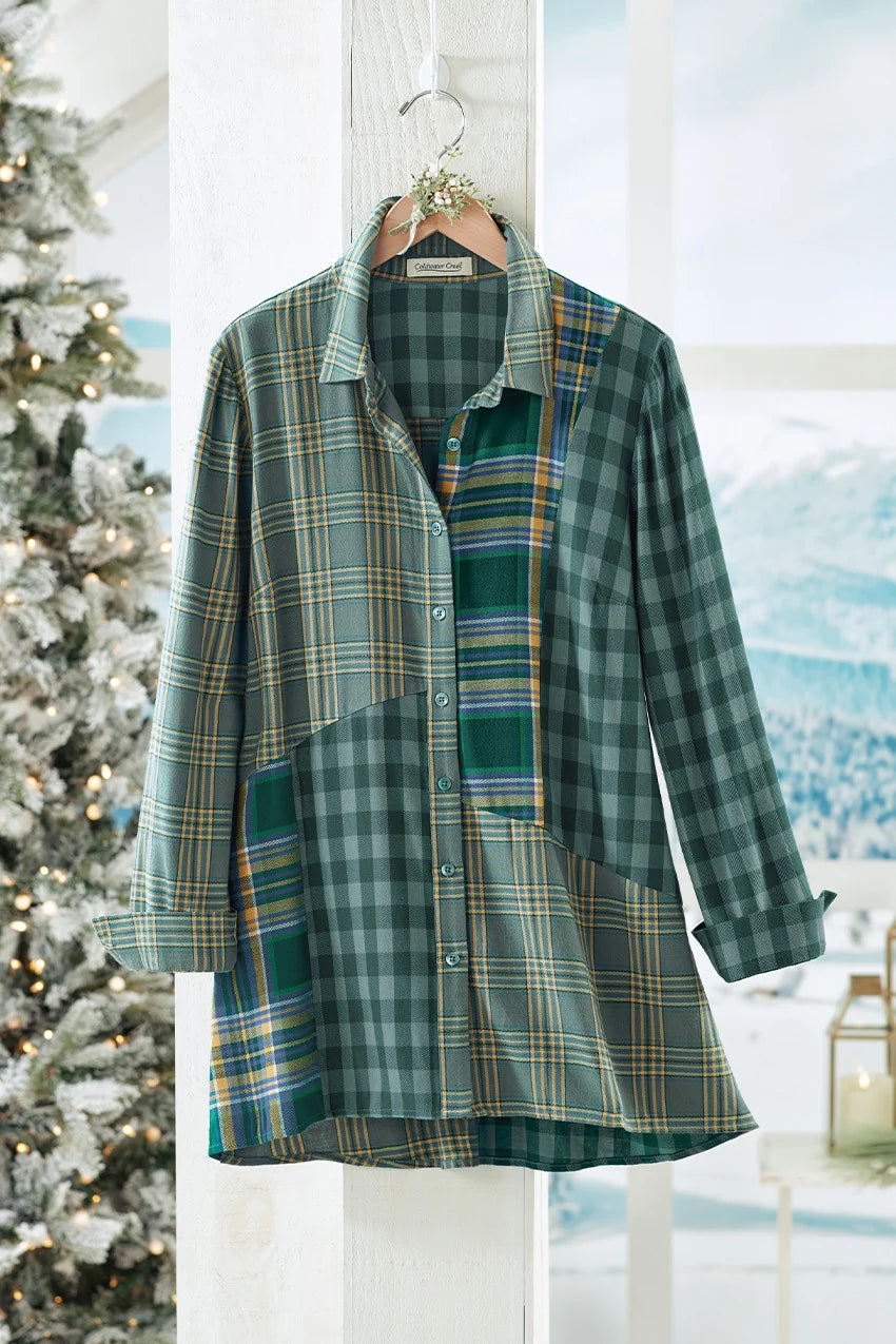 Camisa Vintage a Cuadros - Confortable Camisa