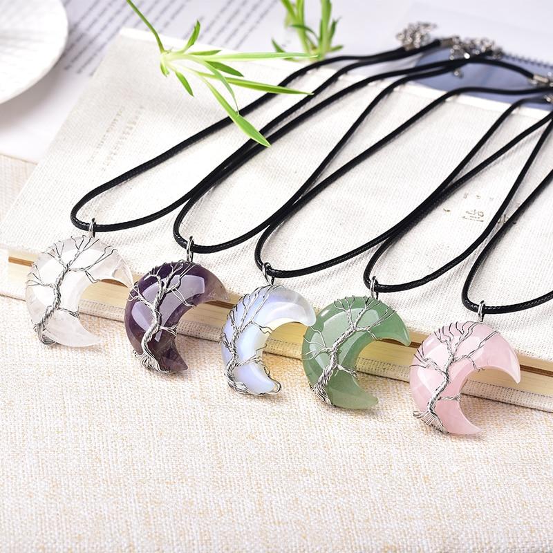 Collar de Cristal Creciente — Árbol de la Vida