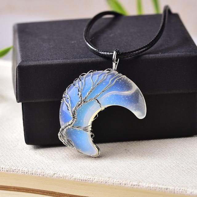 Collar de Cristal Creciente — Árbol de la Vida