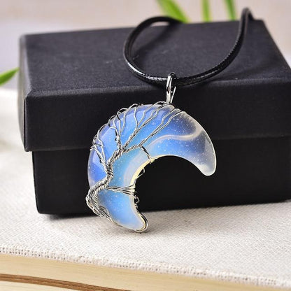 Collar de Cristal Creciente — Árbol de la Vida