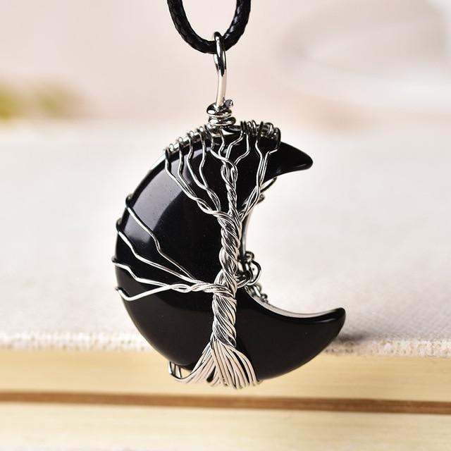 Collar de Cristal Creciente — Árbol de la Vida