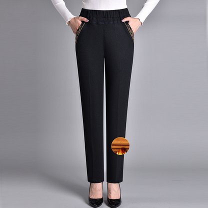 Jeans de Mujer — Con Bolsillos Laterales Elásticos