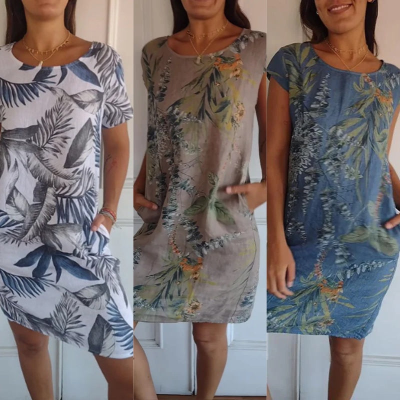 Charmè — Vestido Midi Impreso