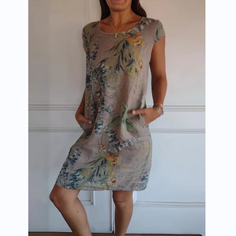Charmè — Vestido Midi Impreso