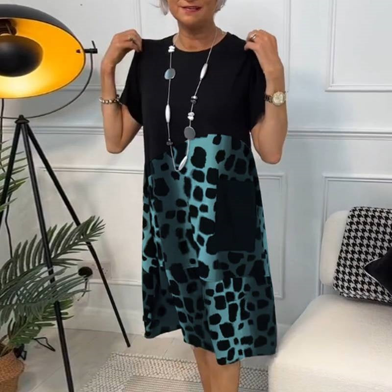 Irish — Vestido Midi Impreso para un Estilo Sin Esfuerzo