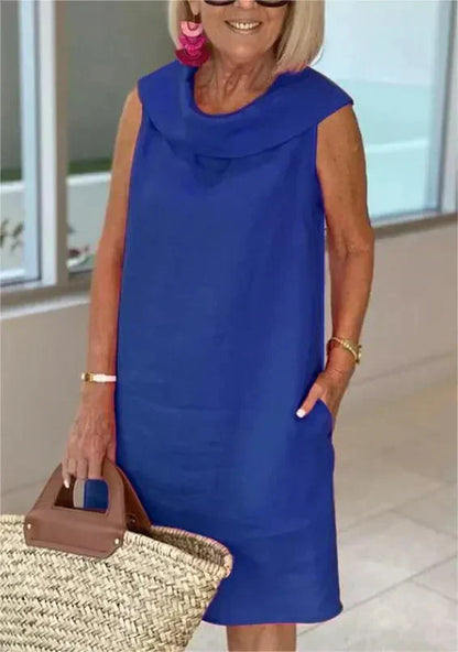 Mira — El Vestido Midi de Algodón y Lino