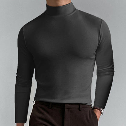 Camiseta de Cuello Alto para Hombre - Ligera y Cómoda Suéter