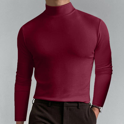 Camiseta de Cuello Alto para Hombre - Ligera y Cómoda Suéter
