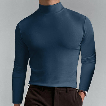 Camiseta de Cuello Alto para Hombre - Ligera y Cómoda Suéter