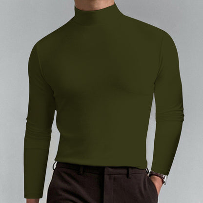 Camiseta de Cuello Alto para Hombre - Ligera y Cómoda Suéter
