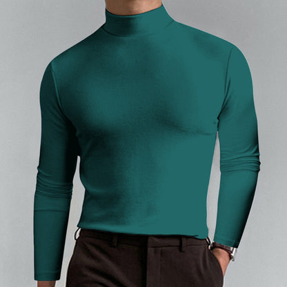 Camiseta de Cuello Alto para Hombre - Ligera y Cómoda Suéter