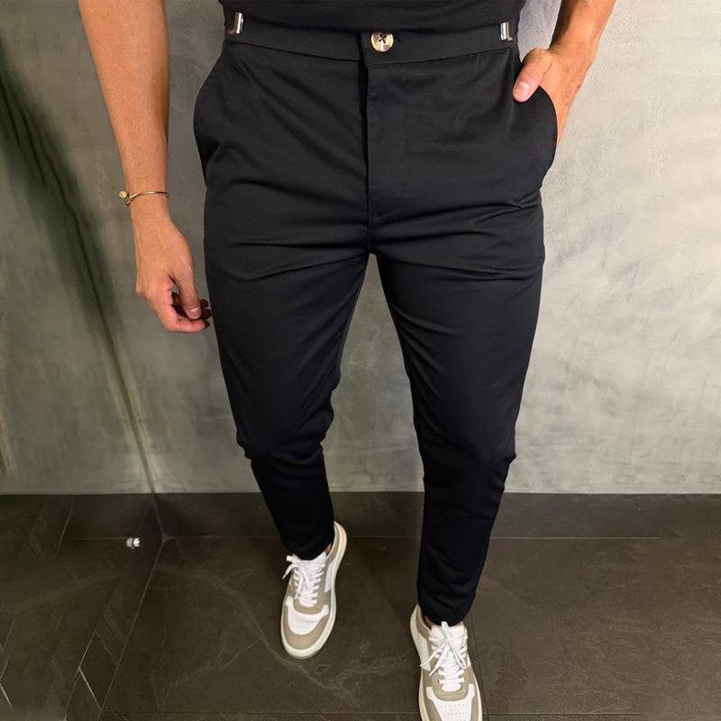 Fliwos — Pantalones Slim-Fit Elásticos