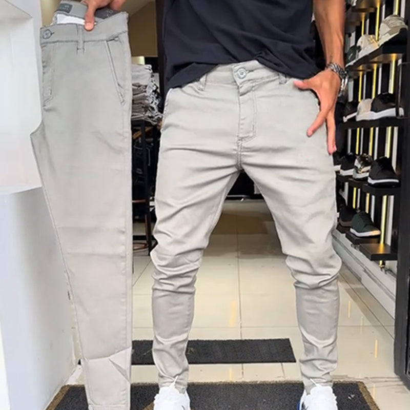 Pantalones Casual Slim-Fit para Hombre - Cómodos y Elegantes