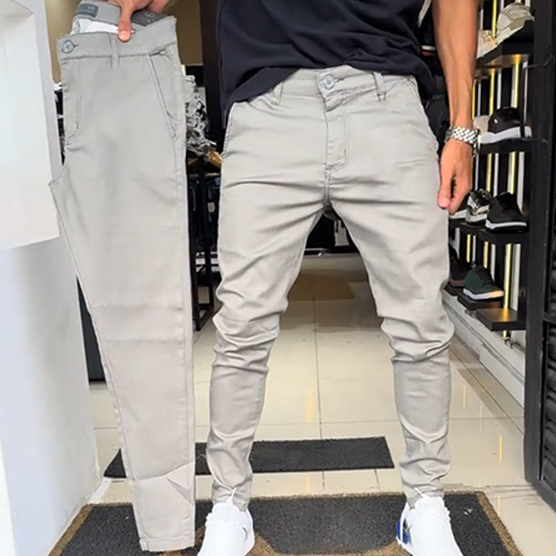 Pantalones Casual Slim-Fit para Hombre - Cómodos y Elegantes