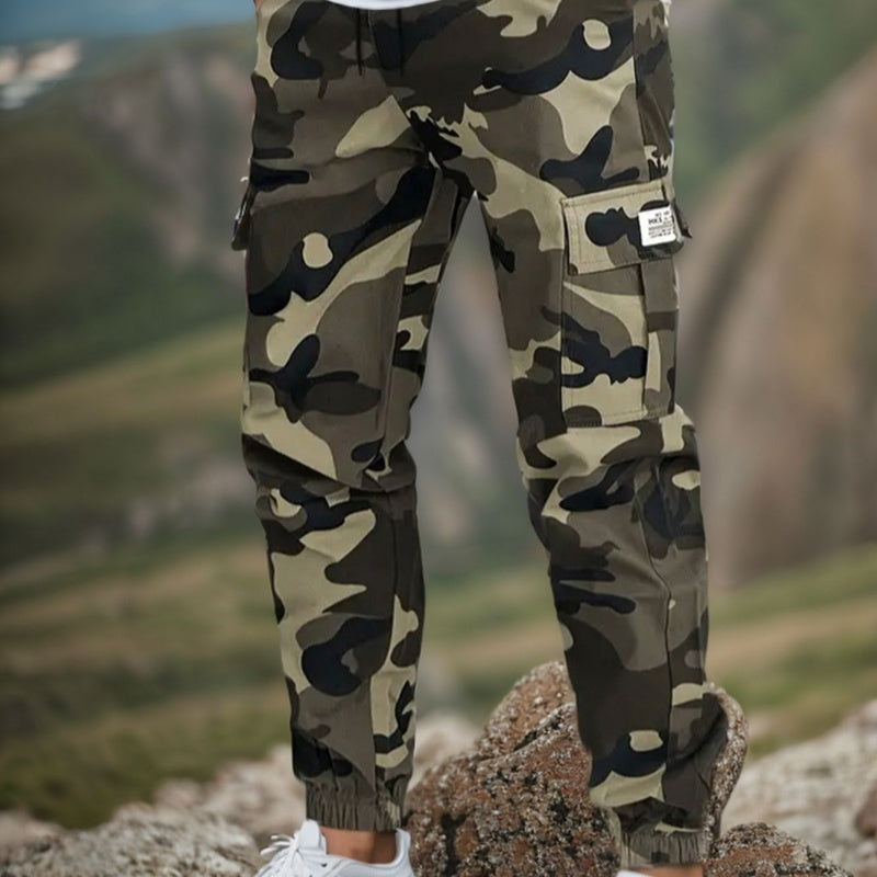 Pantalones de Camuflaje de Alta Calidad para Hombre - Duraderos Pantalones de Trabajo Camo Casual