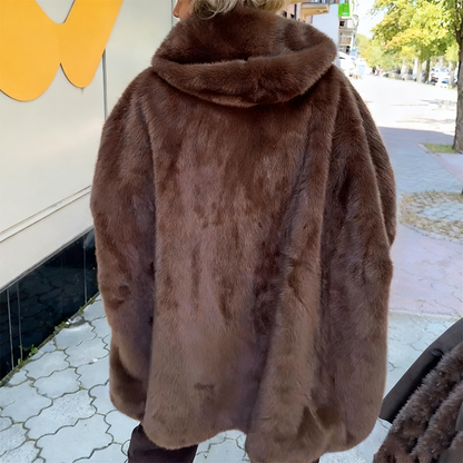 Abrigo Casual para Mujeres - Ultra Suave Forro Polar con Capucha y Cremallera