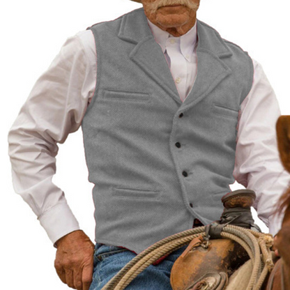 Chaleco de Negocios Casual Slim Fit para Hombres - Elegante Ajuste