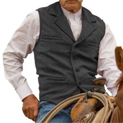 Chaleco de Negocios Casual Slim Fit para Hombres - Elegante Ajuste