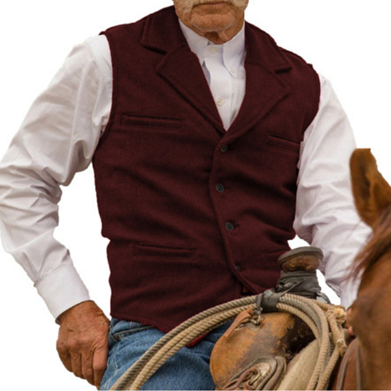 Chaleco de Negocios Casual Slim Fit para Hombres - Elegante Ajuste
