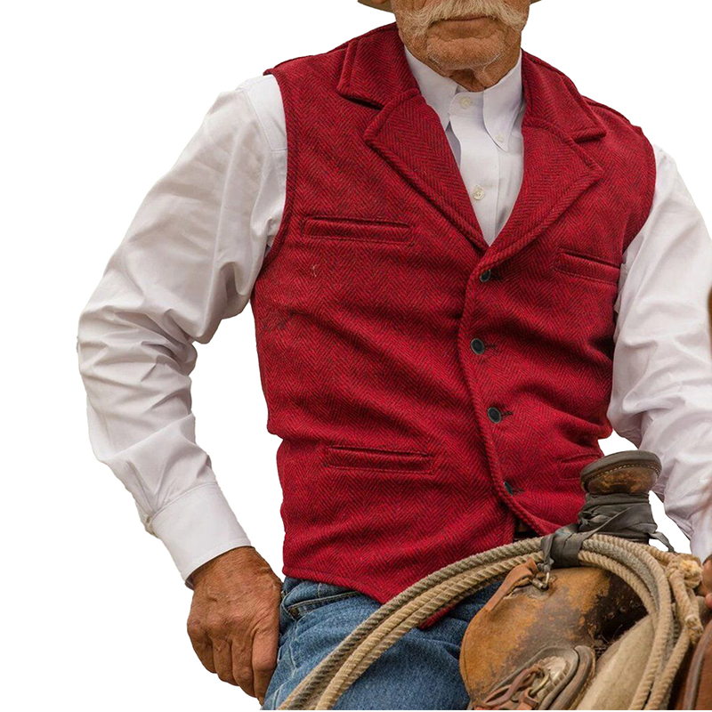 Chaleco de Negocios Casual Slim Fit para Hombres - Elegante Ajuste