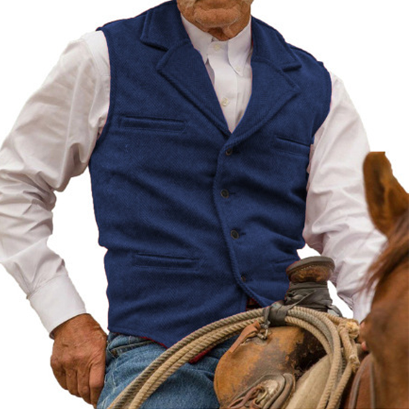 Chaleco de Negocios Casual Slim Fit para Hombres - Elegante Ajuste