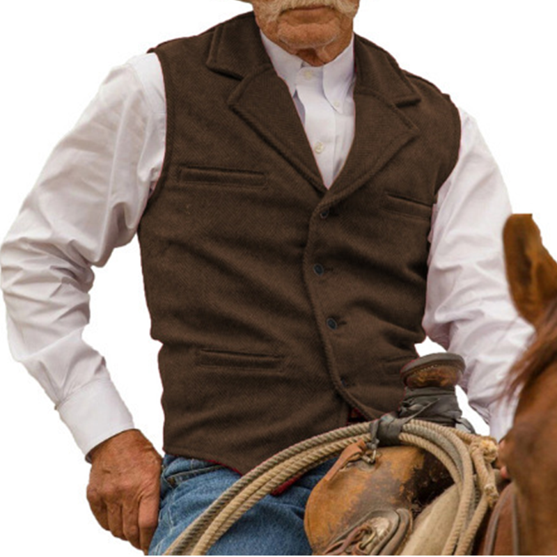 Chaleco de Negocios Casual Slim Fit para Hombres - Elegante Ajuste