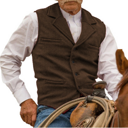 Chaleco de Negocios Casual Slim Fit para Hombres - Elegante Ajuste