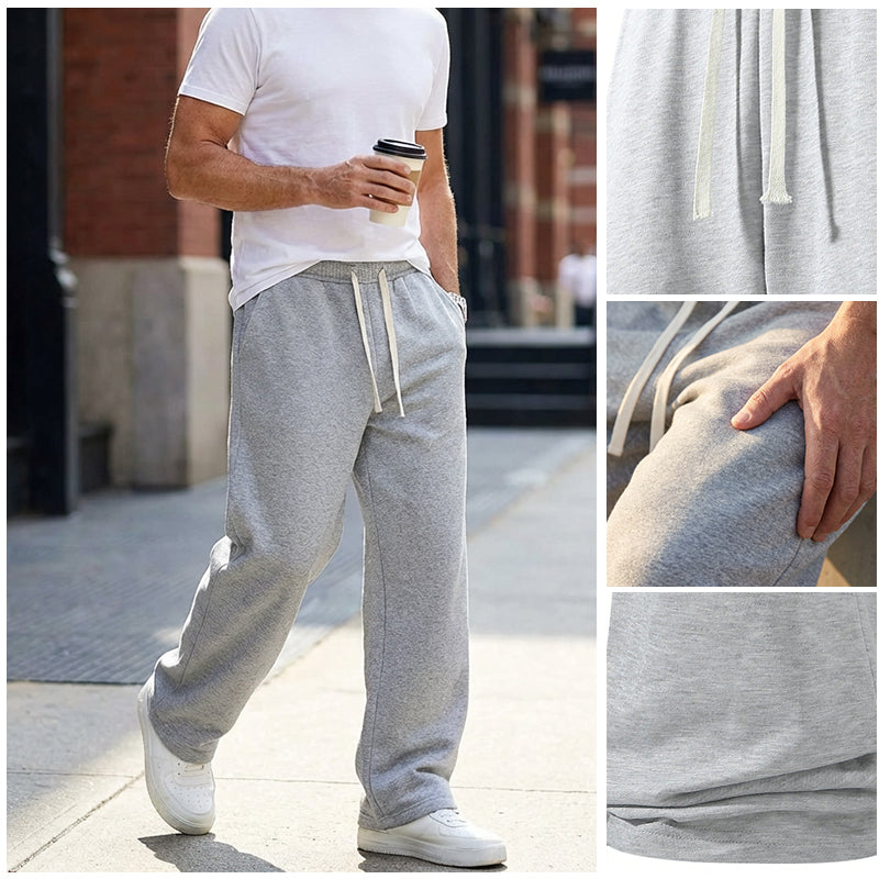 Rovenn — Pantalones Casual de Tiro Relajado para Hombre