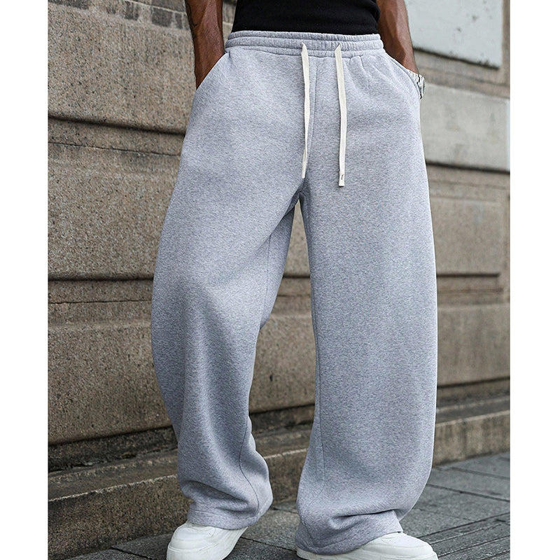 Rovenn — Pantalones Casual de Tiro Relajado para Hombre