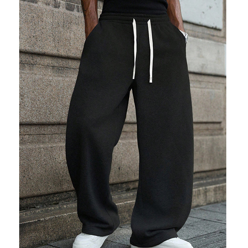 Rovenn — Pantalones Casual de Tiro Relajado para Hombre