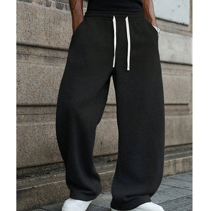 Rovenn — Pantalones Casual de Tiro Relajado para Hombre