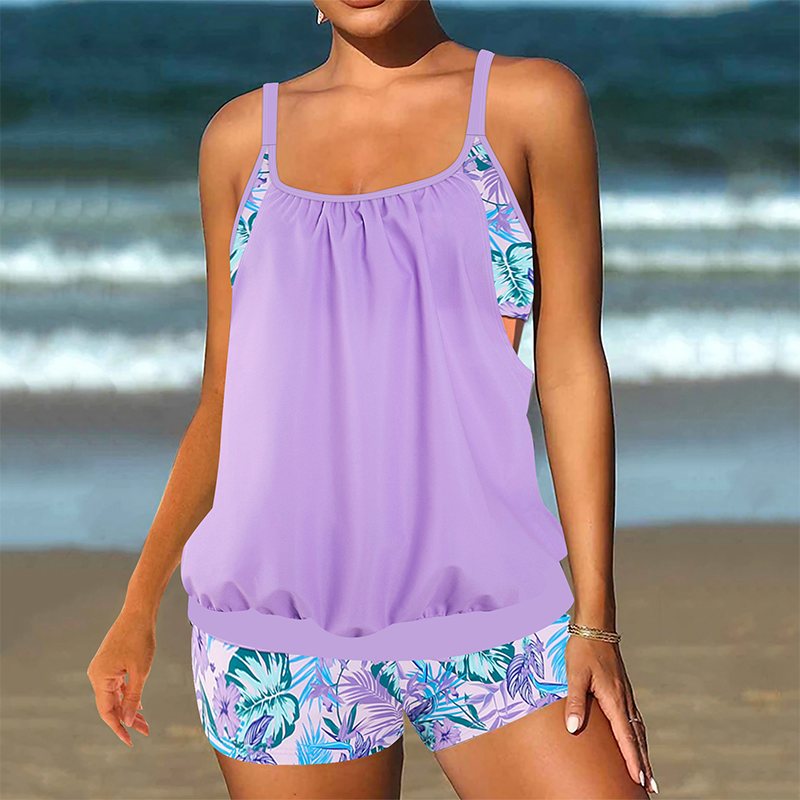 Aquène — Conjunto de Tankini de Dos Piezas y Shorts