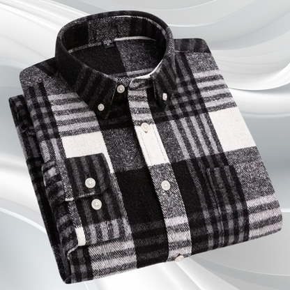 Camisa Rothwell de Franela de Algodón