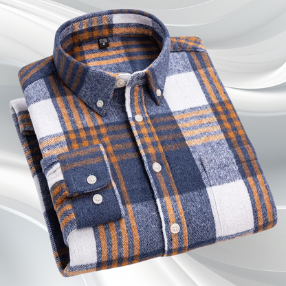 Camisa Rothwell de Franela de Algodón